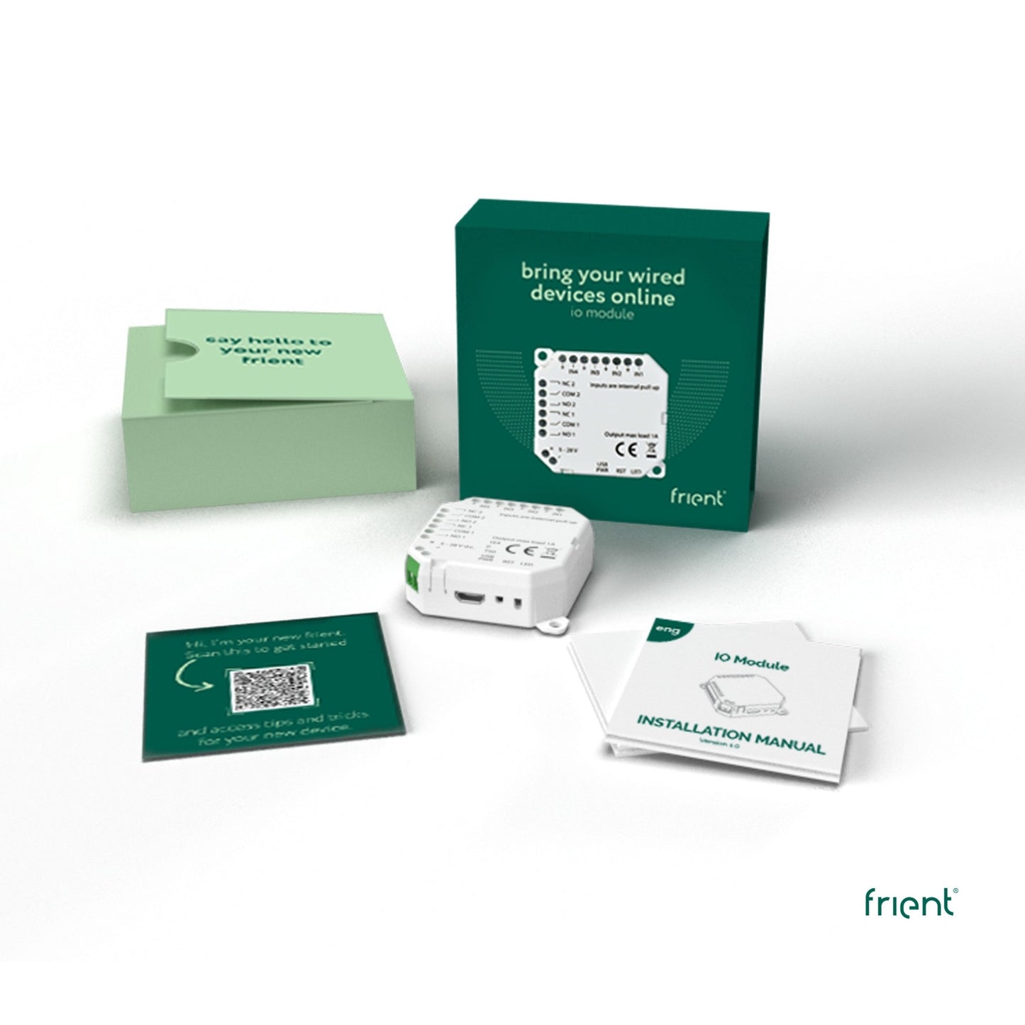 Frient IO Module schakelaar (Wit, Zigbee 3.0)
