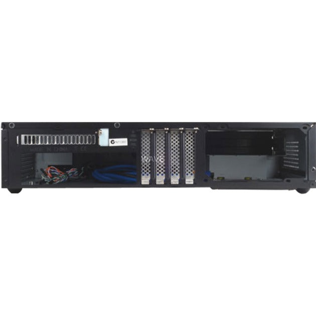 SilverStone milo ml03b desktop behuizing (zwart | 2x usb-a)