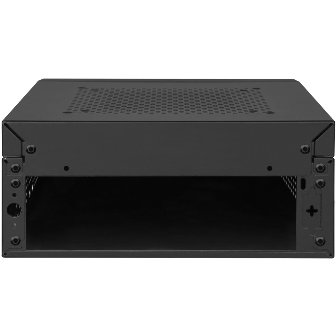 SilverStone sst-ml10b htpc behuizing (zwart | 2x usb-a)