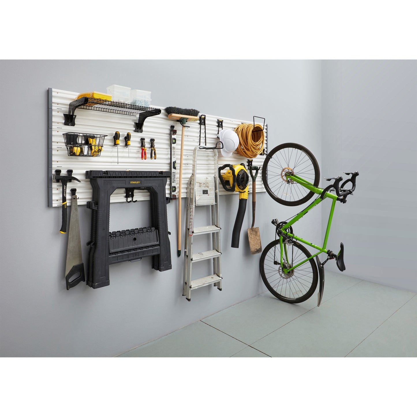 Stanley track wall - fietshaak verticaal houder