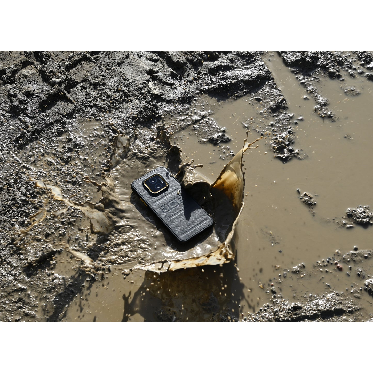 JCB Toughphone E50 smartphone (Zwart, 128 GB, Android 16)