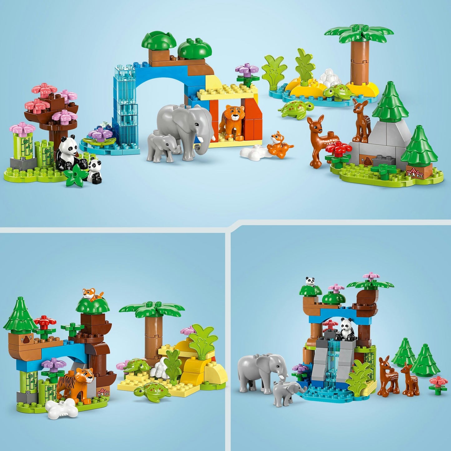 LEGO duplo town 10446 3-in-1 families van wilde dieren