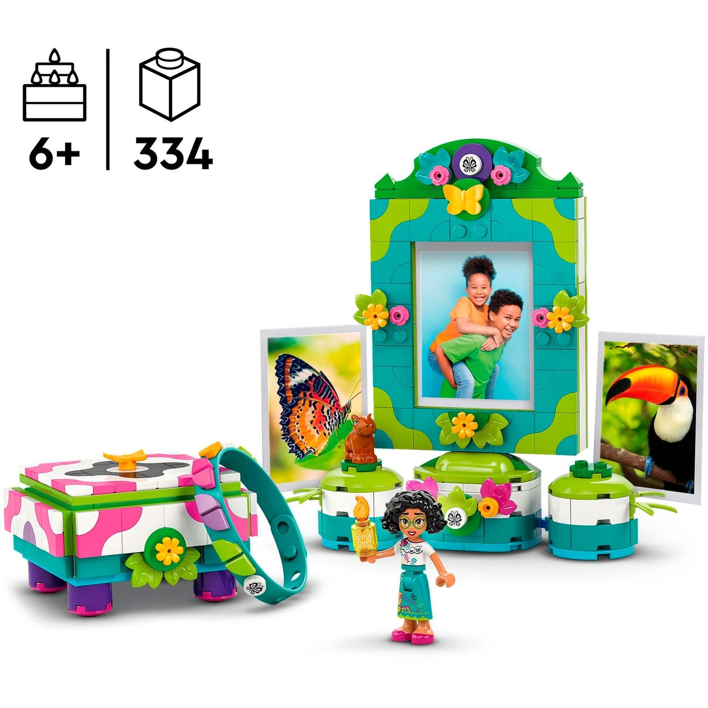 LEGO disney 43239 mirabels fotolijstje en sieradendoos