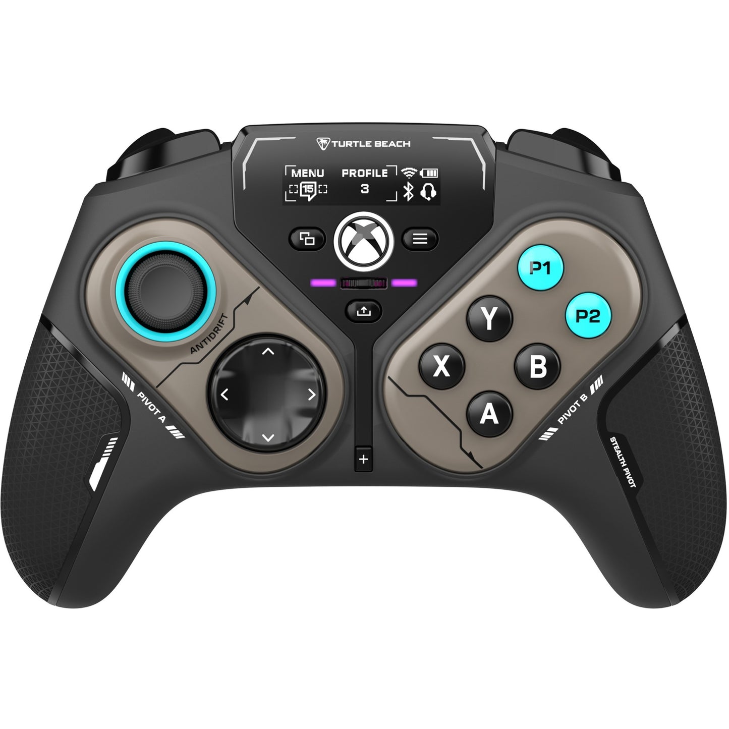 Turtle Beach stealth pivot draadloze slimme controller (zwart, 2,4 ghz bluetooth usb, pc, xbox, android)