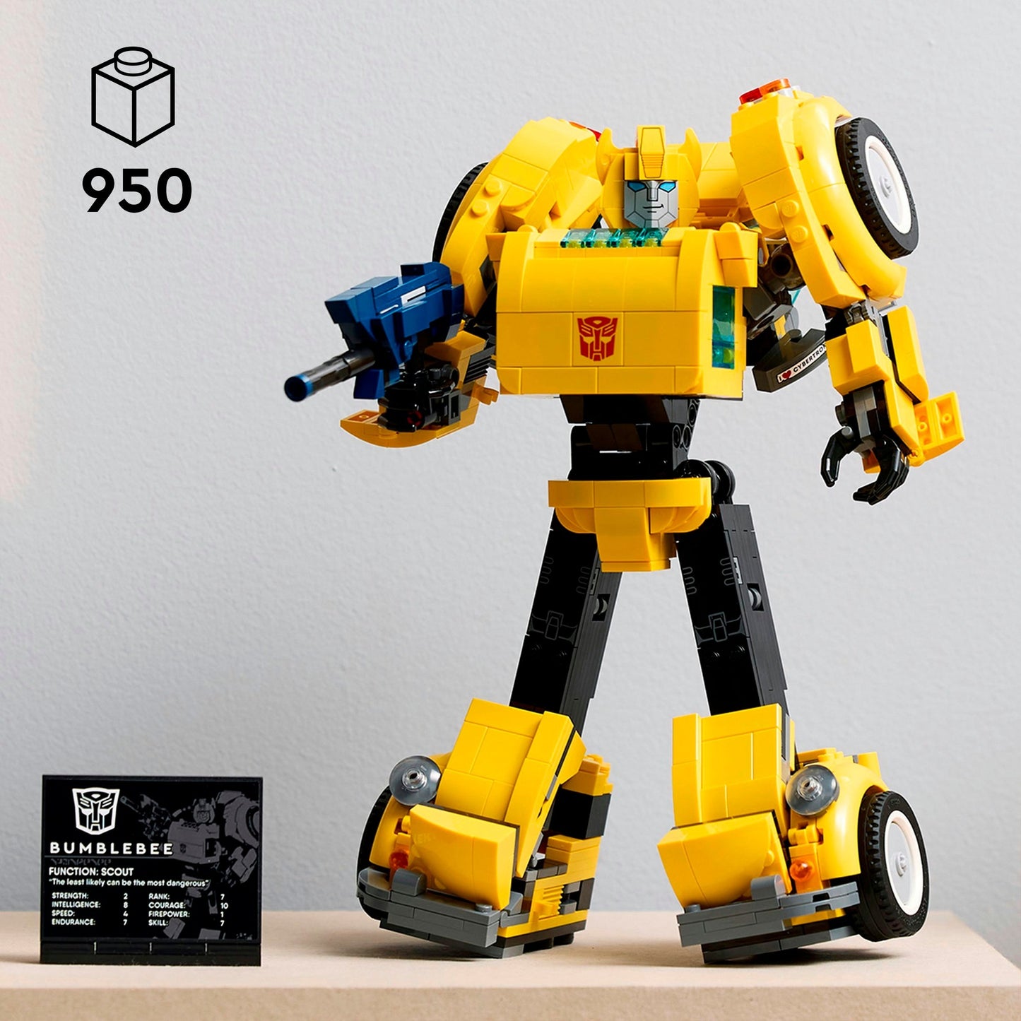 LEGO icons 10338 transformers bumblebee