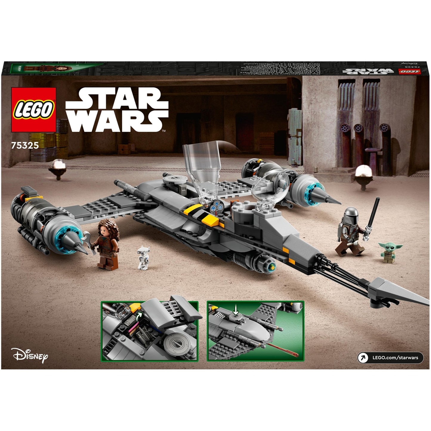 LEGO star wars 75325 de mandalorians n-1 starfighter