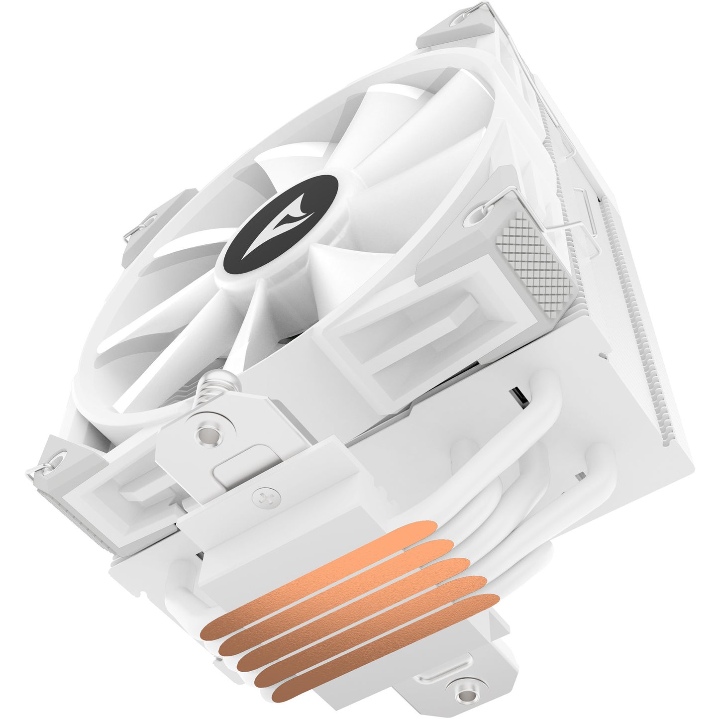 Sharkoon a50 rgb cpu-koeler (wit, 4-pins pwm fan-connector)