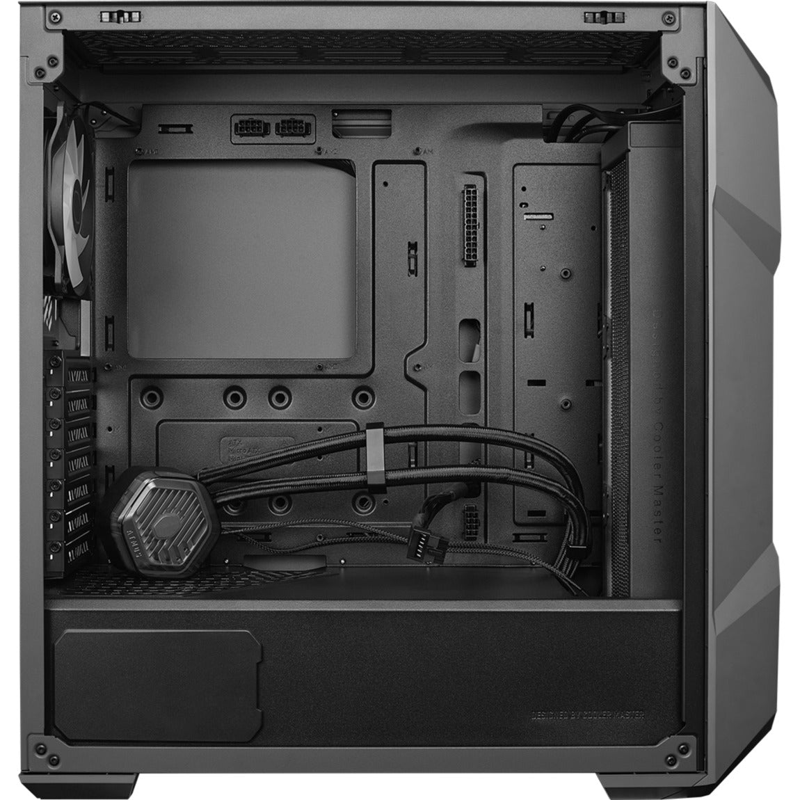 Cooler Master td500 max midi tower behuizing (gunmetal | 2x usb-a | 1x usb-c | rgb | tempered glass)