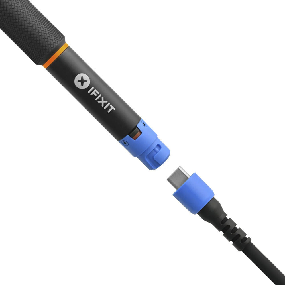 IFixit fixhub power series portable soldeer station soldeerbout (zwart blauw, 100 watt, usb-c, powerstation)