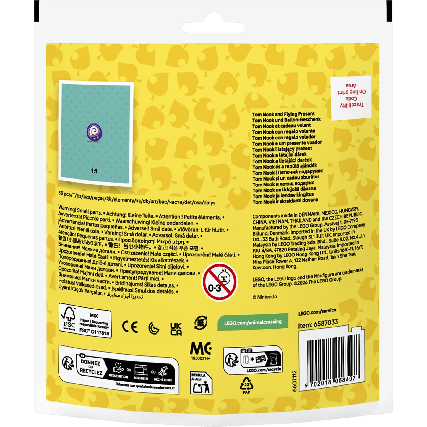 LEGO animal crossing 30731 tom nook