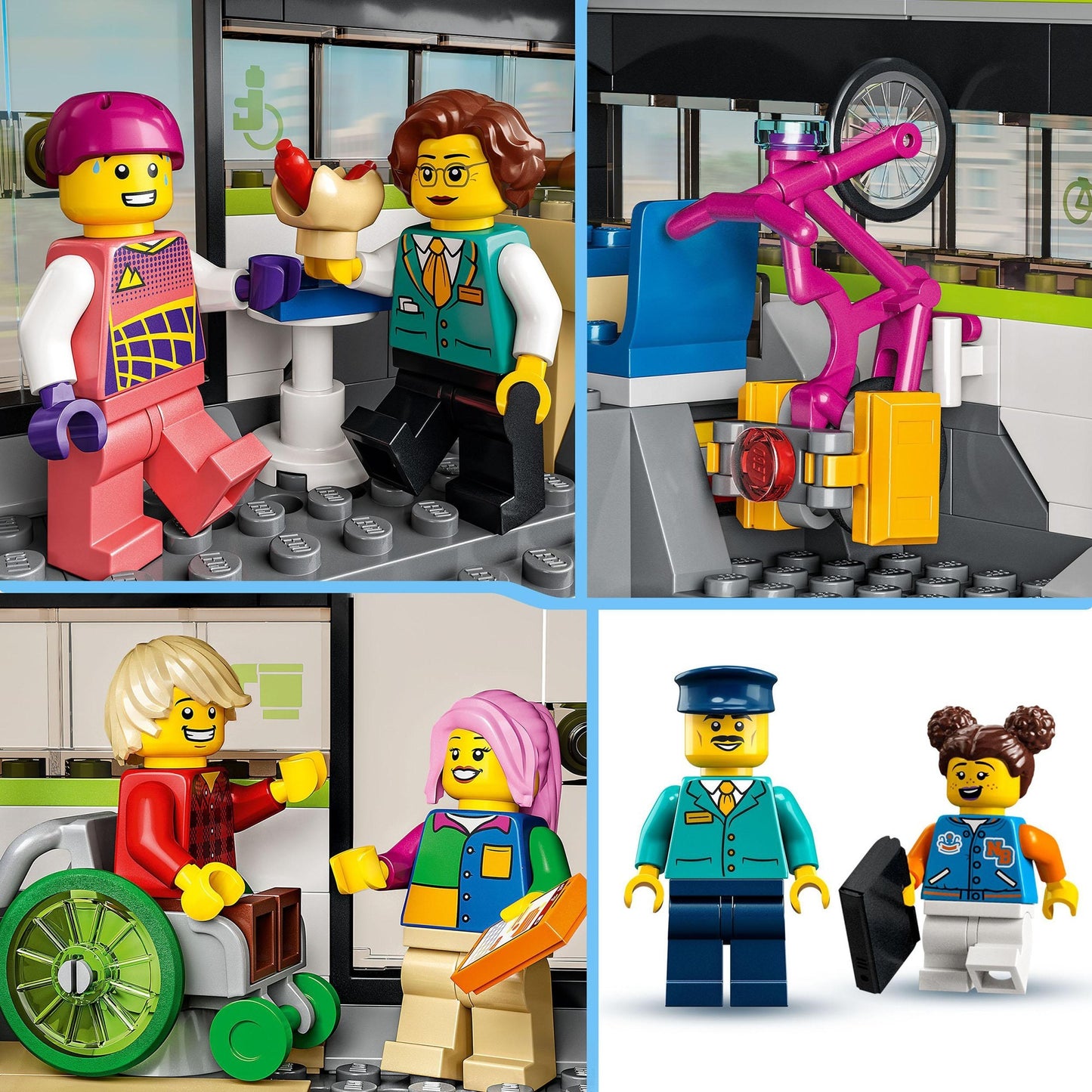 LEGO city - passagierssneltrein constructiespeelgoed (60337)