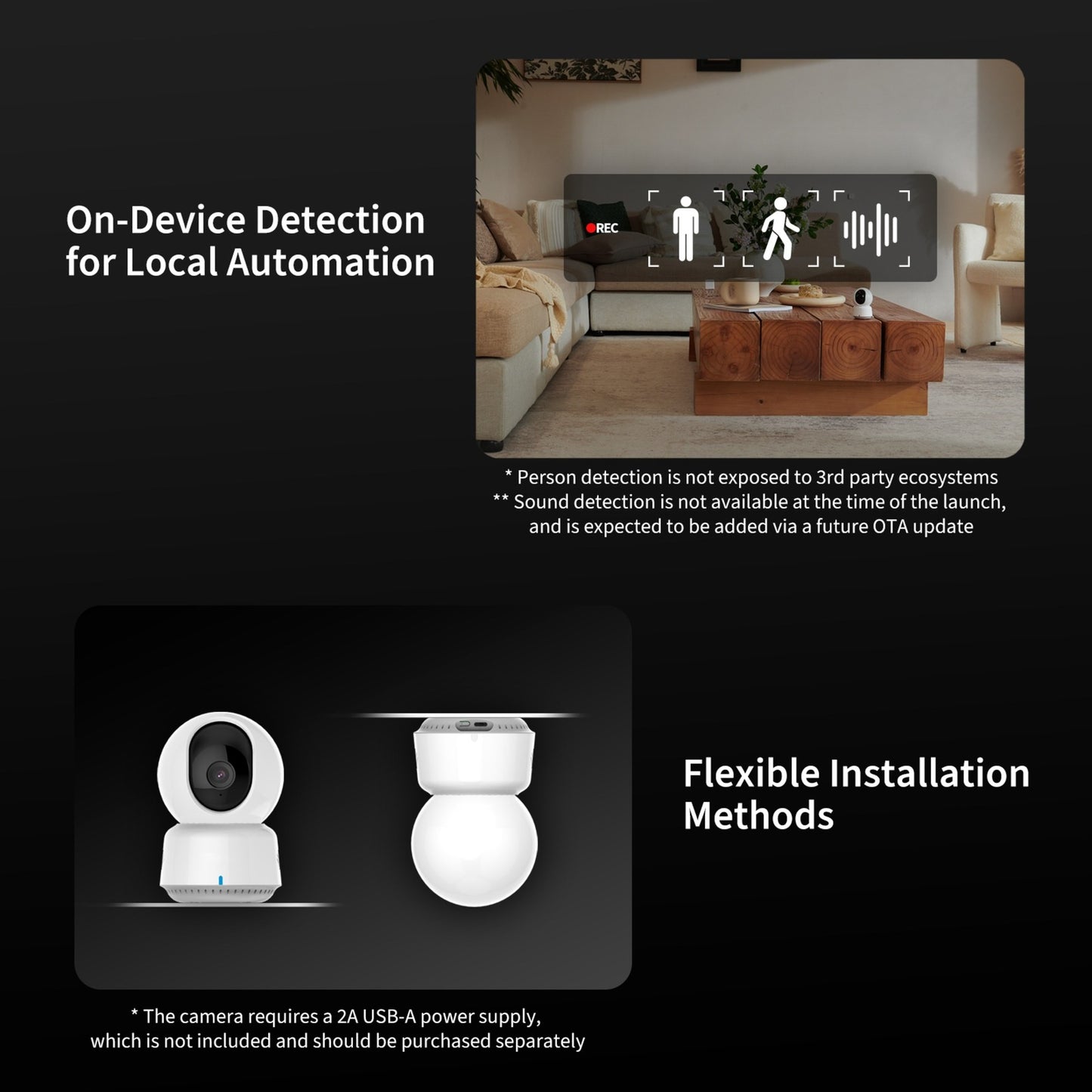 Aqara camera e1 (wit, wi-fi 6, bluetooth 5.2)