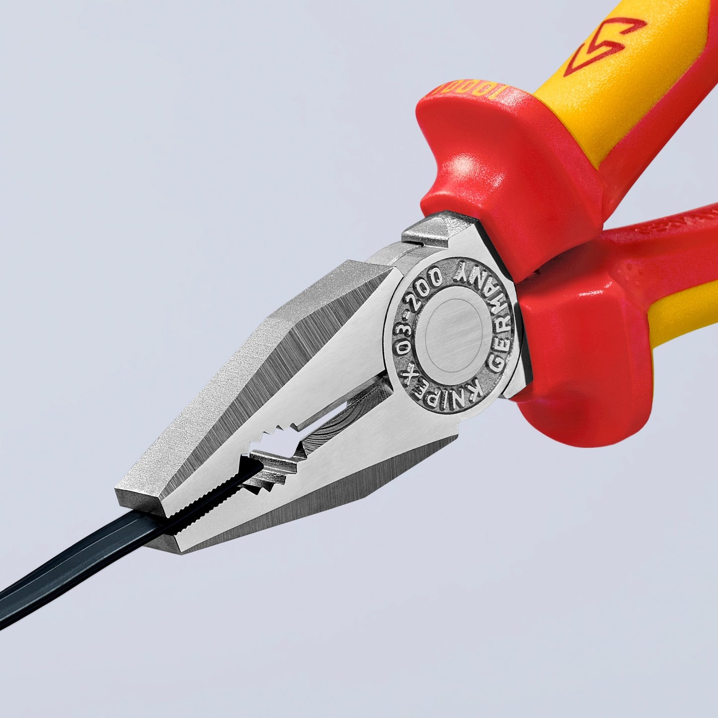 KNIPEX kombi-tang 03 06 200 vde combinatietang (rood geel, 200mm)