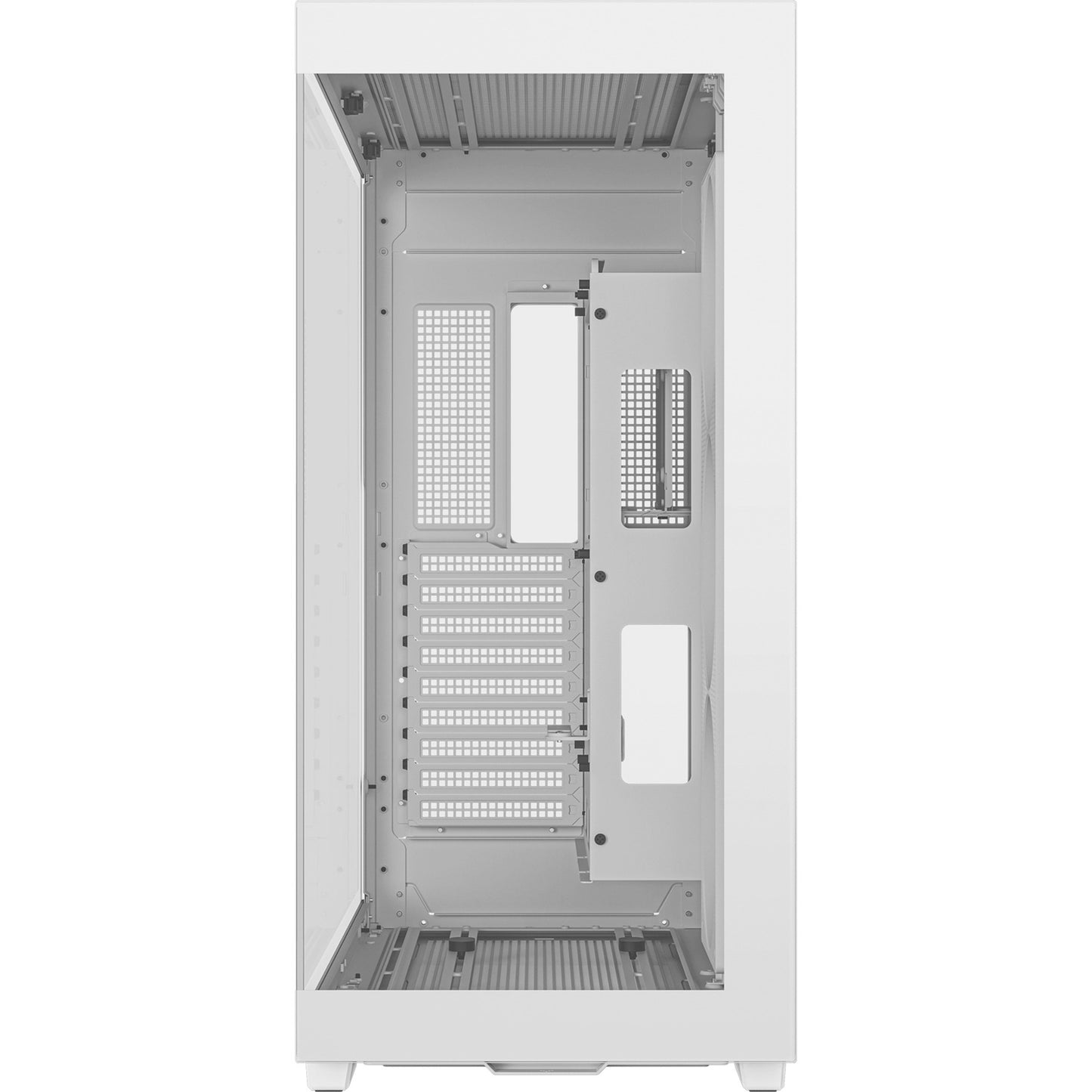 DeepCool ch780 midi tower behuizing (wit | 4x usb-a | 1x usb-c | rgb | window)