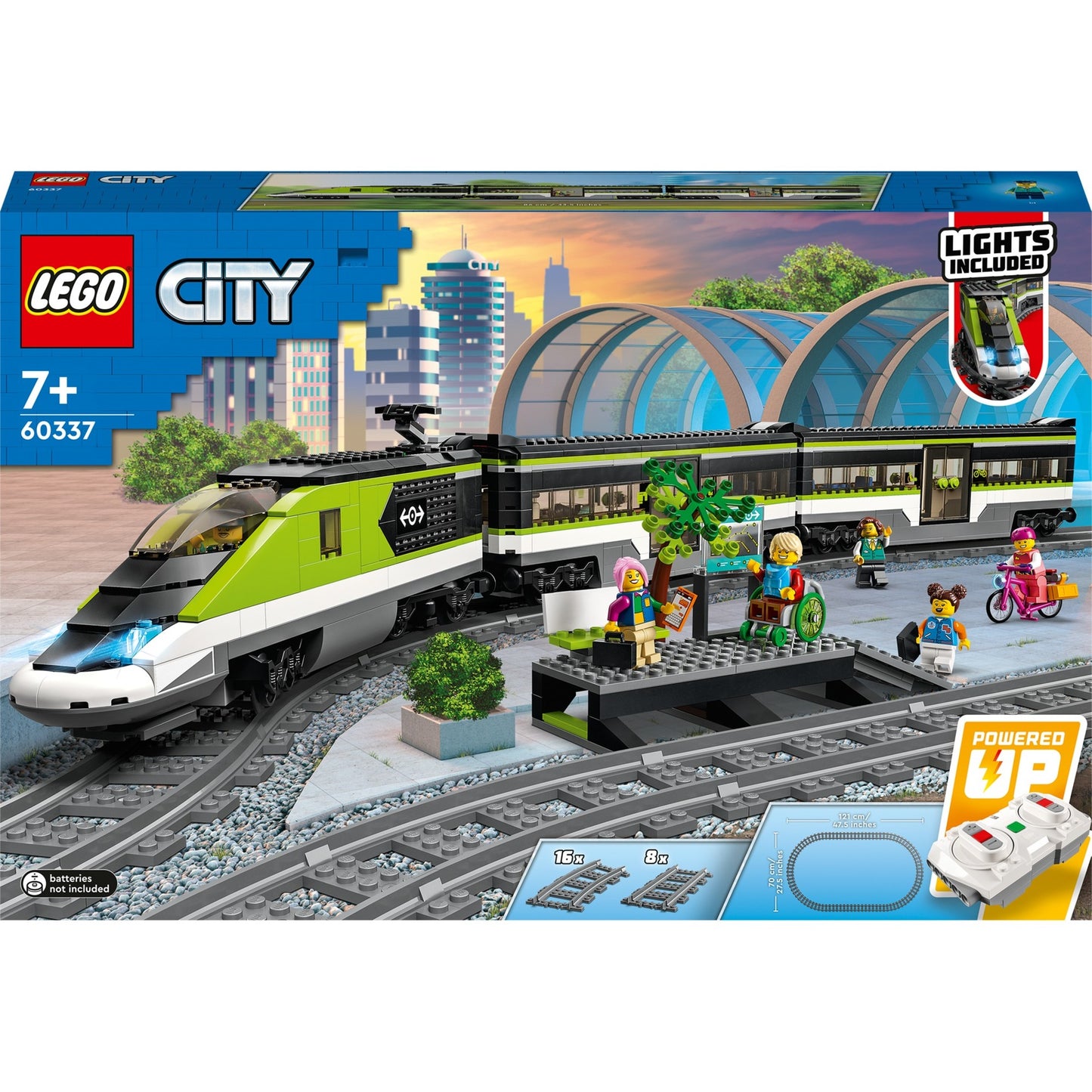 LEGO city - passagierssneltrein constructiespeelgoed (60337)
