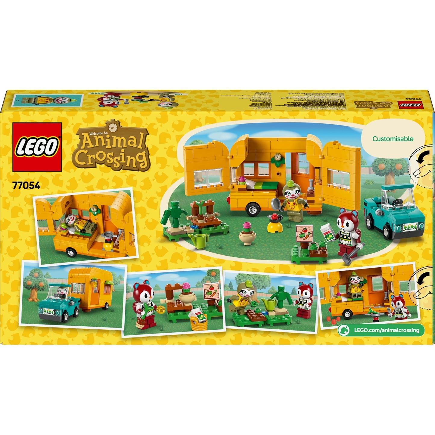LEGO animal crossing 77054 leifs caravan en tuinwinkel