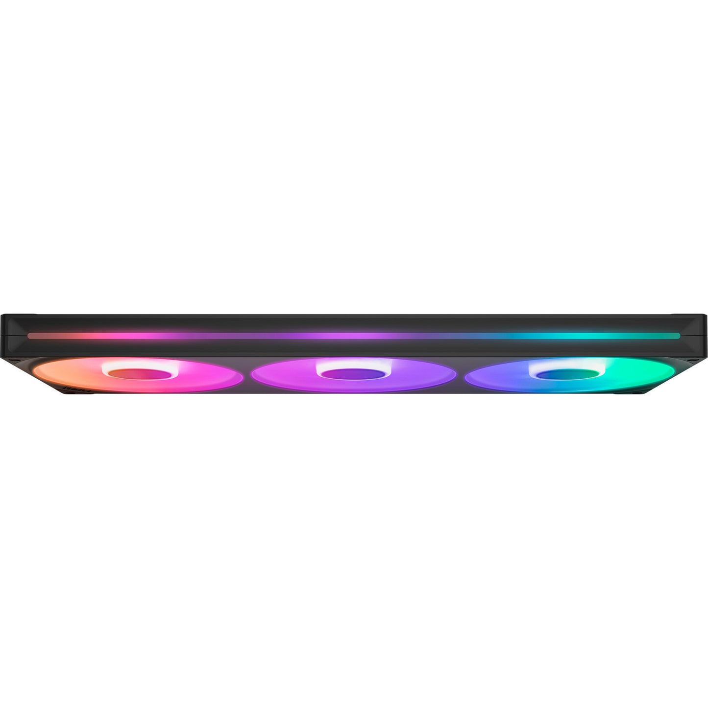 NZXT f420 rgb core case fans (zwart, 3 stuks, 420 x 140 x 26 mm)