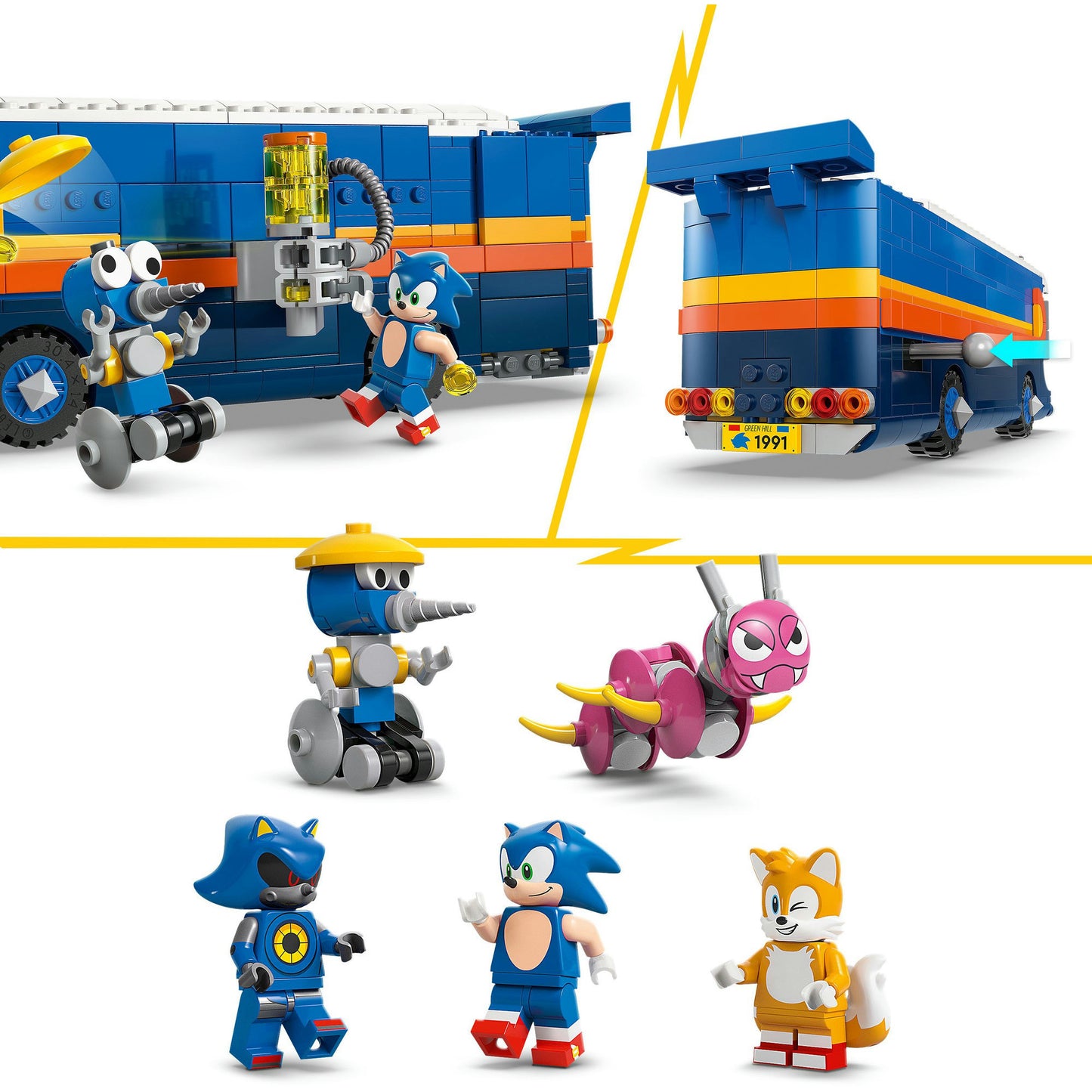 LEGO sonic the hedgehog - team sonic commandotruck constructiespeelgoed (77006)