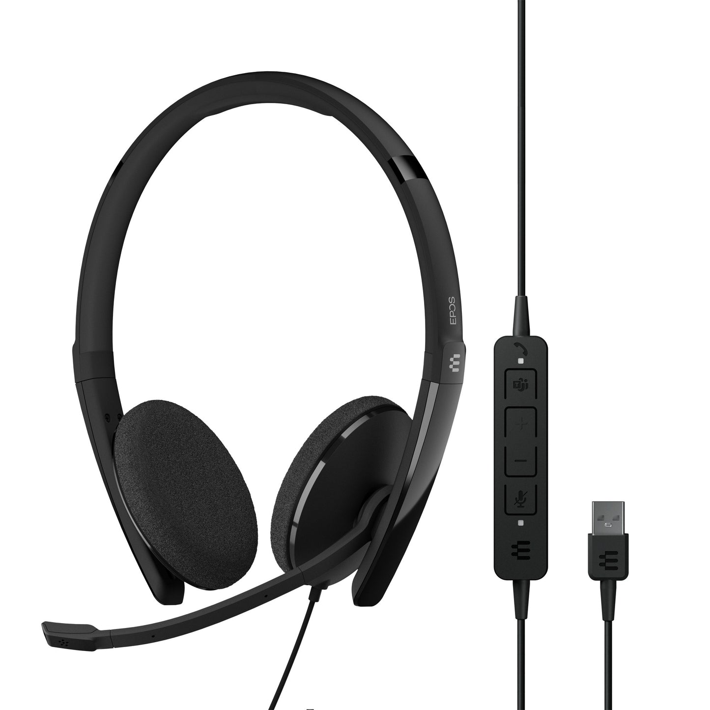 EPOS adapt 160t usb ii over-ear headset (zwart)