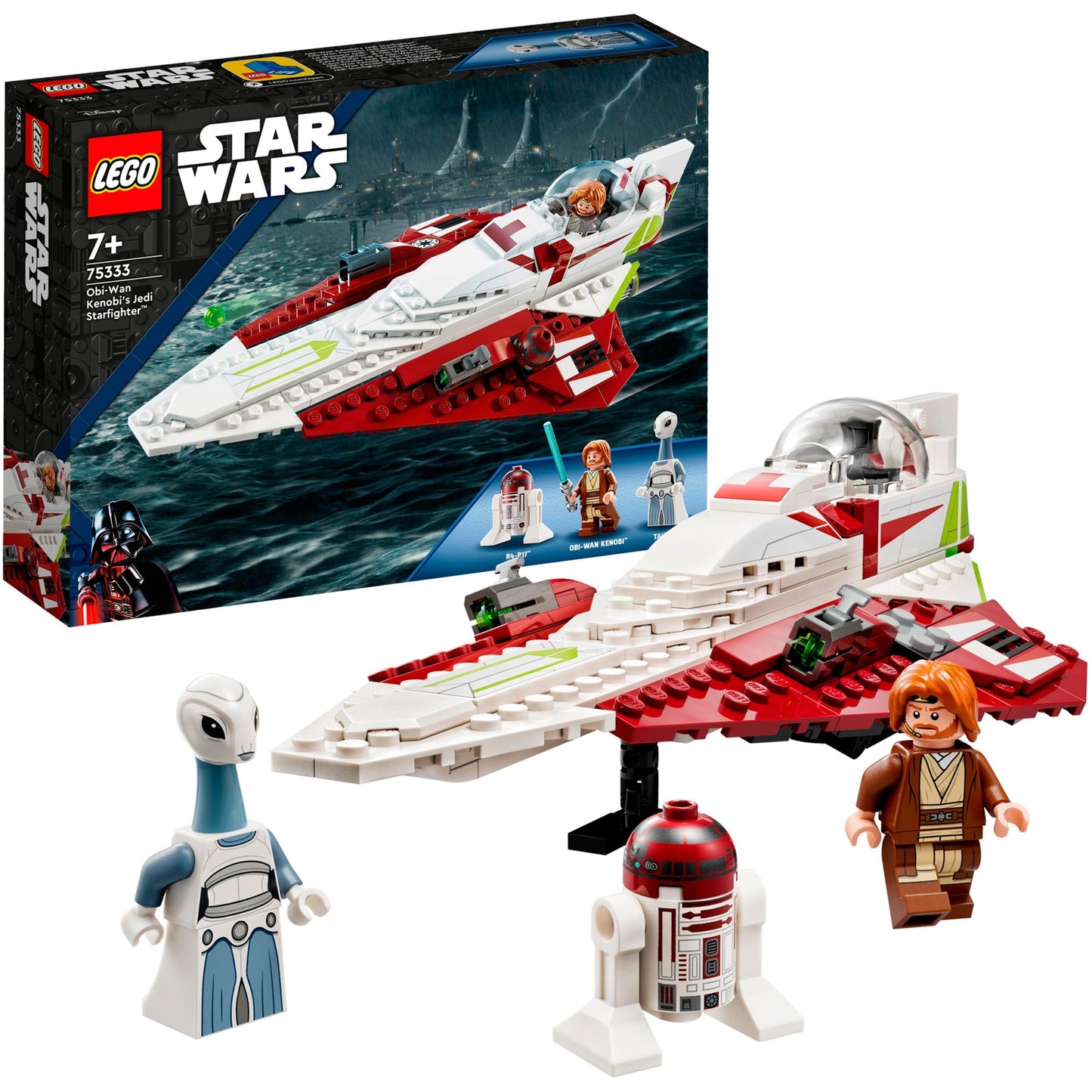 LEGO star wars - de jedi starfighter van obi-wan kenobi constructiespeelgoed (75333)