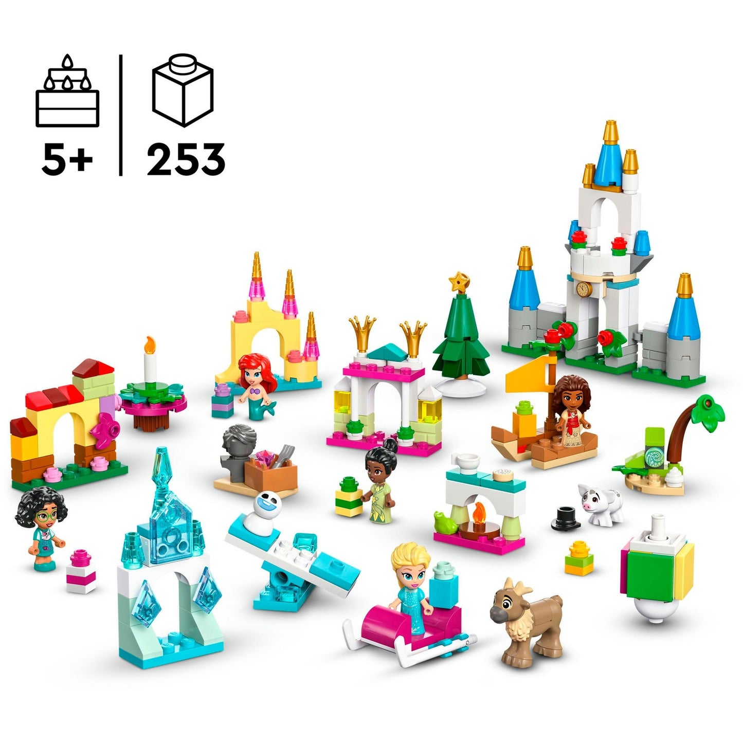 LEGO disney princess 43253 adventkalender 2024