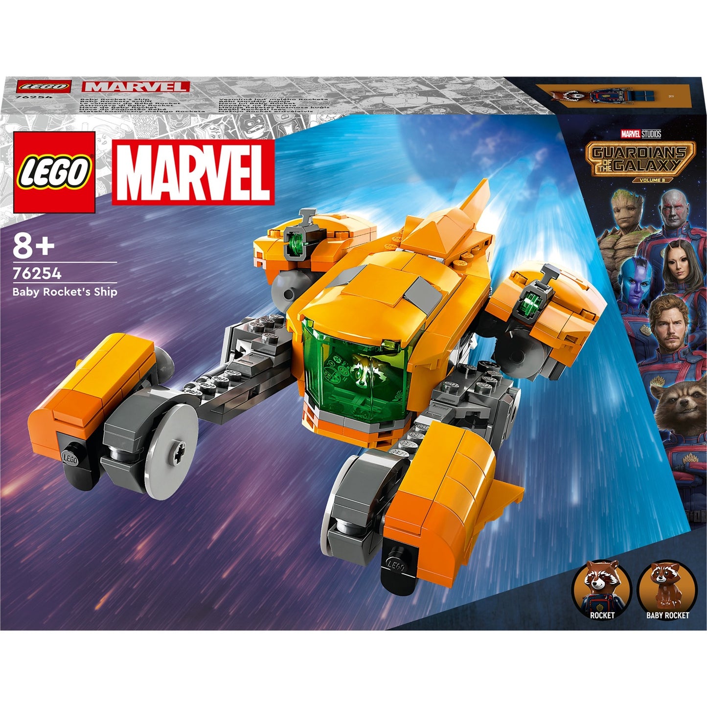 LEGO super heroes 76254 het schip van baby rocket
