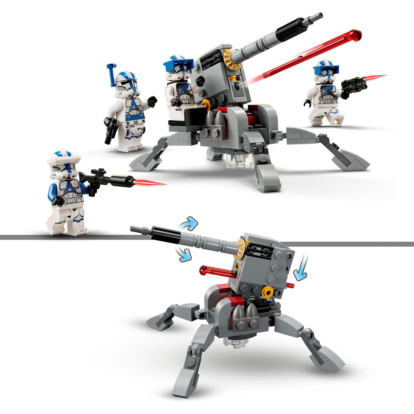 LEGO star wars - 501st clone troopers battle pack constructiespeelgoed (75345)
