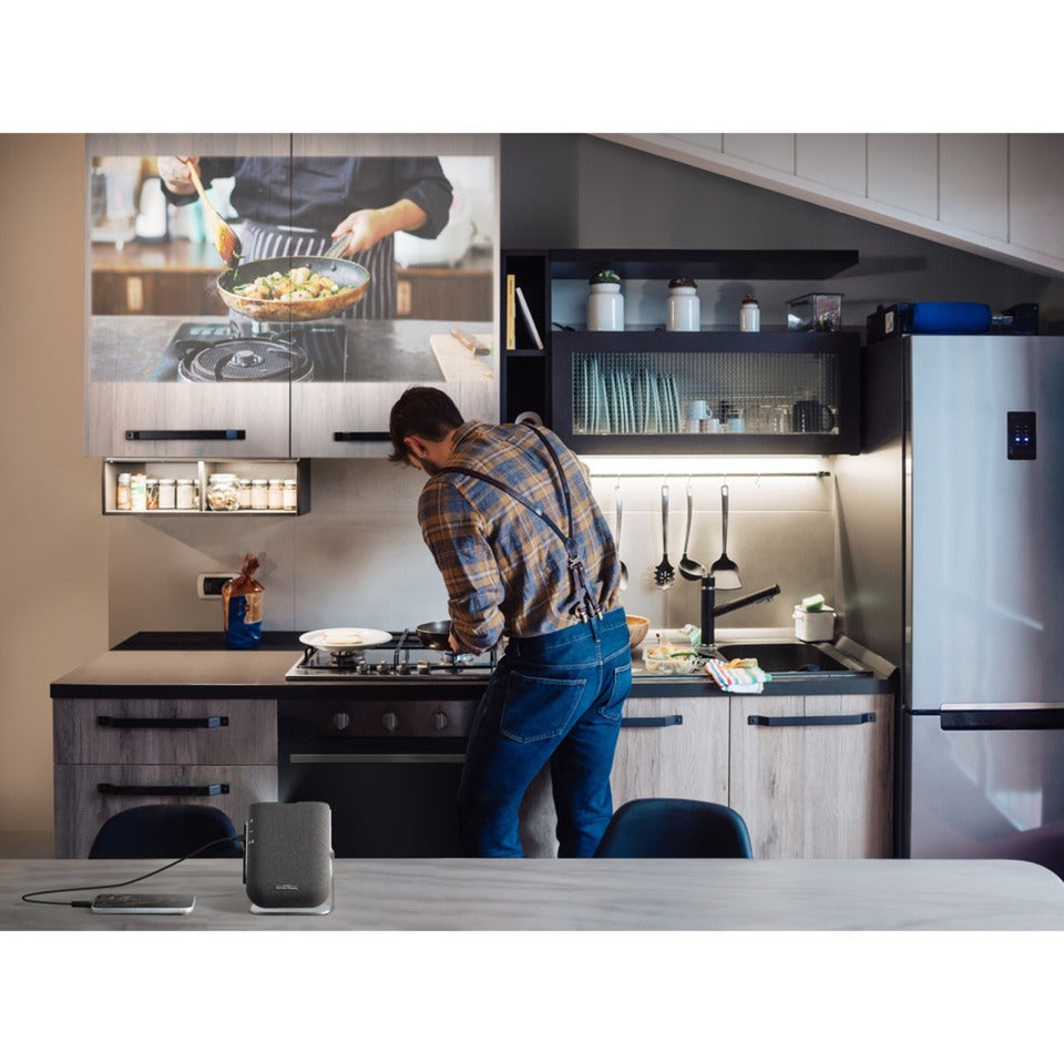 ViewSonic draagbare ledprojector met harman kardon-luidsprekers (zwart, hdmi, audio)