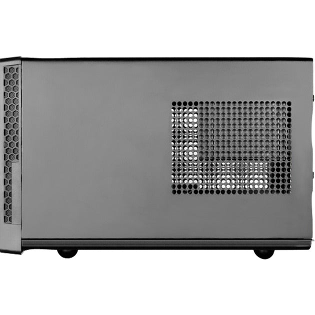 SilverStone sg13b-q mini tower behuizing (zwart | 2x usb-a)