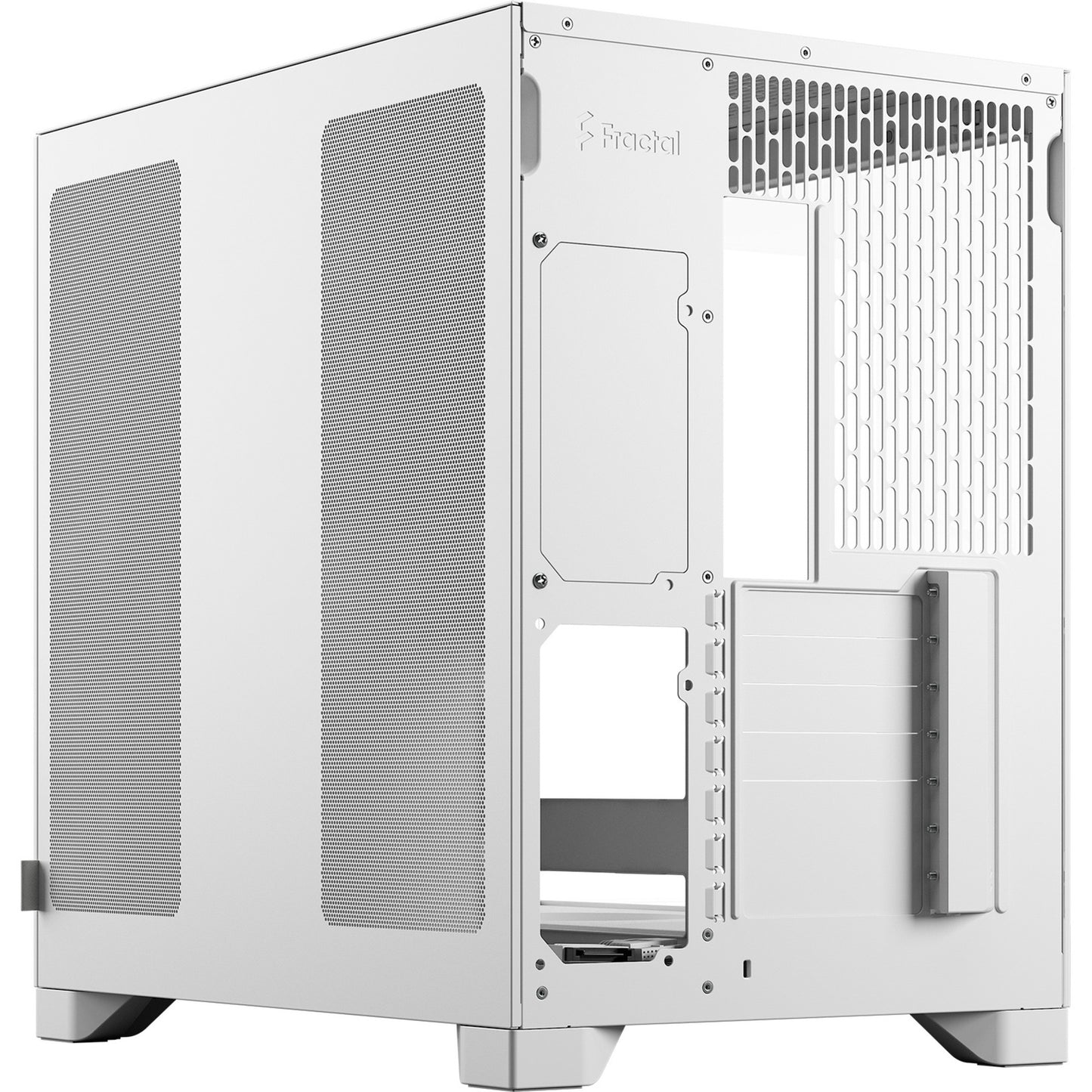 Fractal Design pop 2 vision rgb midi tower behuizing (wit | 1x usb-a | 1x usb-c | rgb | tempered glass)