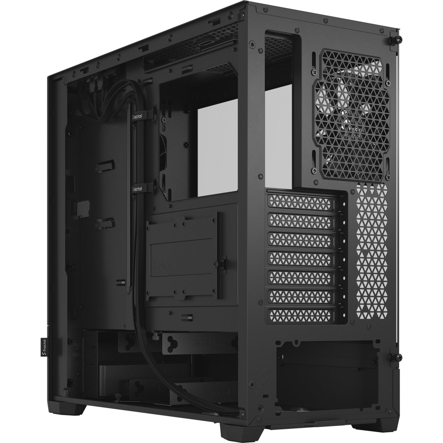 Fractal Design pop air midi tower behuizing (zwart | 2x usb-a | tempered glass)