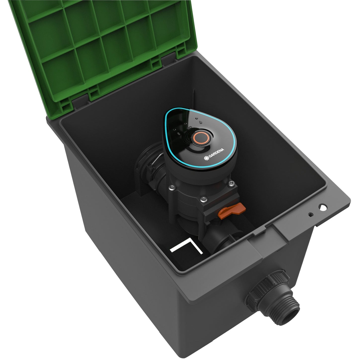 GARDENA beregeningsventiel 9 v bluetooth besturingsmodule (grijs, 1285-20, bluetooth)