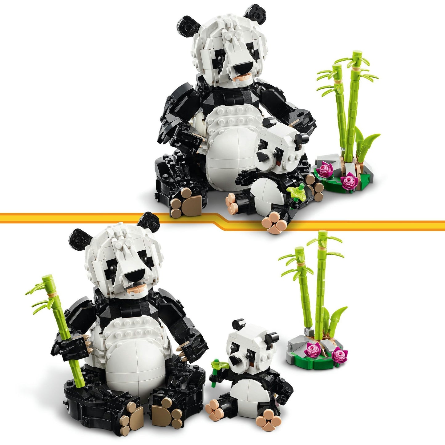 LEGO creator 31165 wilde dieren: pandafamilie
