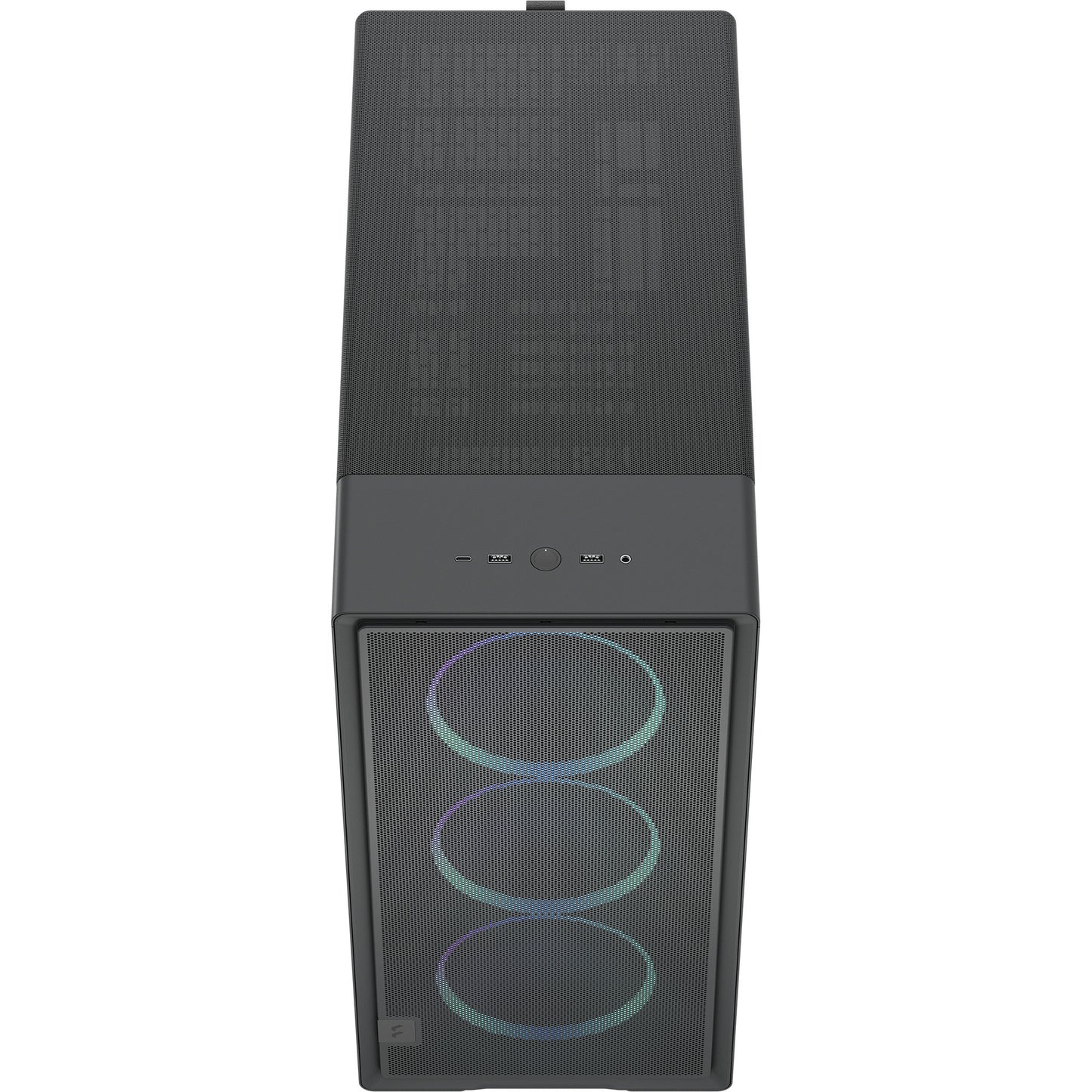 Fractal Design epoch xl tg rgb midi tower behuizing (zwart | 2x usb-a | 1x usb-c | rgb | tempered glass)