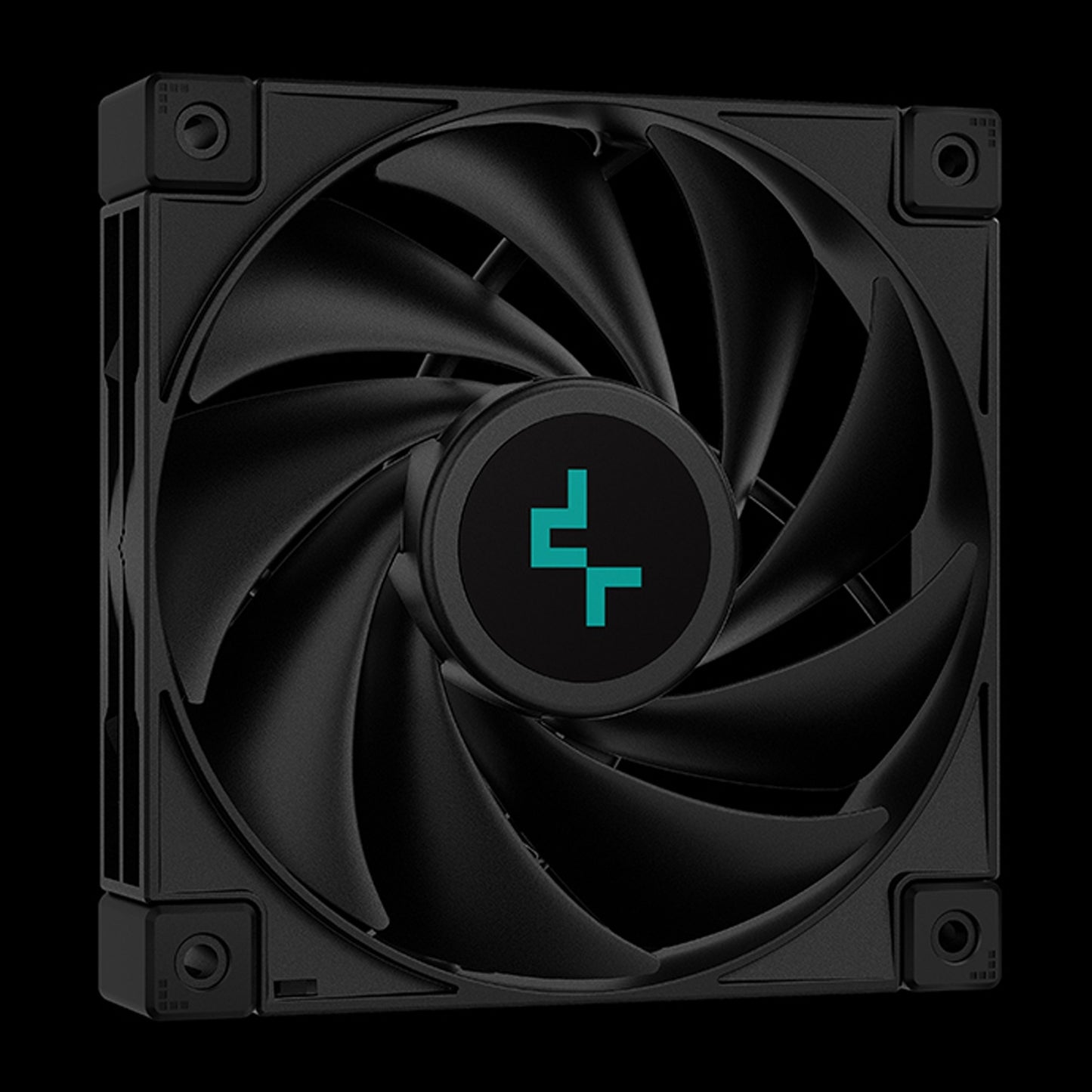 DeepCool ak400 zero dark plus cpu-koeler (zwart)