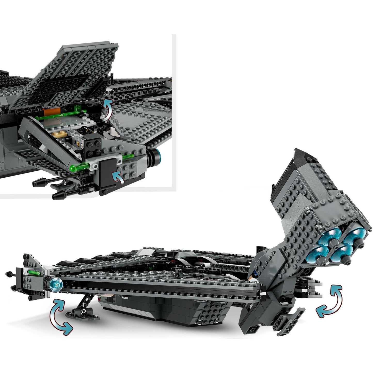 LEGO star wars - the justifier constructiespeelgoed (75323)