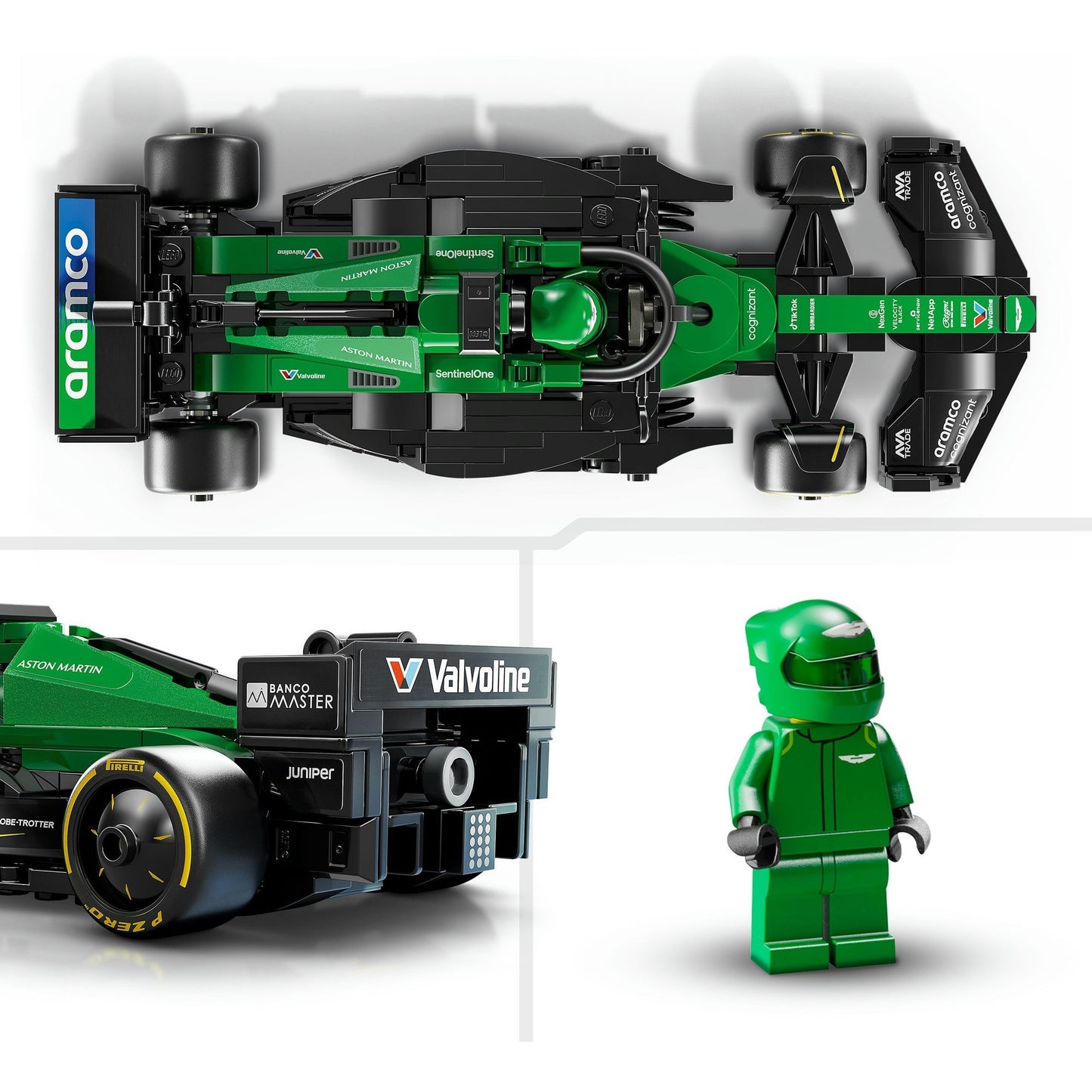 LEGO speed champions 77245 aston martin aramco f1 amr24 racewagen