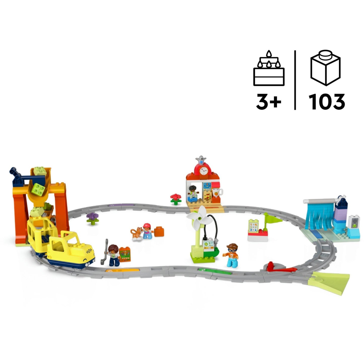 LEGO duplo town 10428 grote interactieve buurttrein