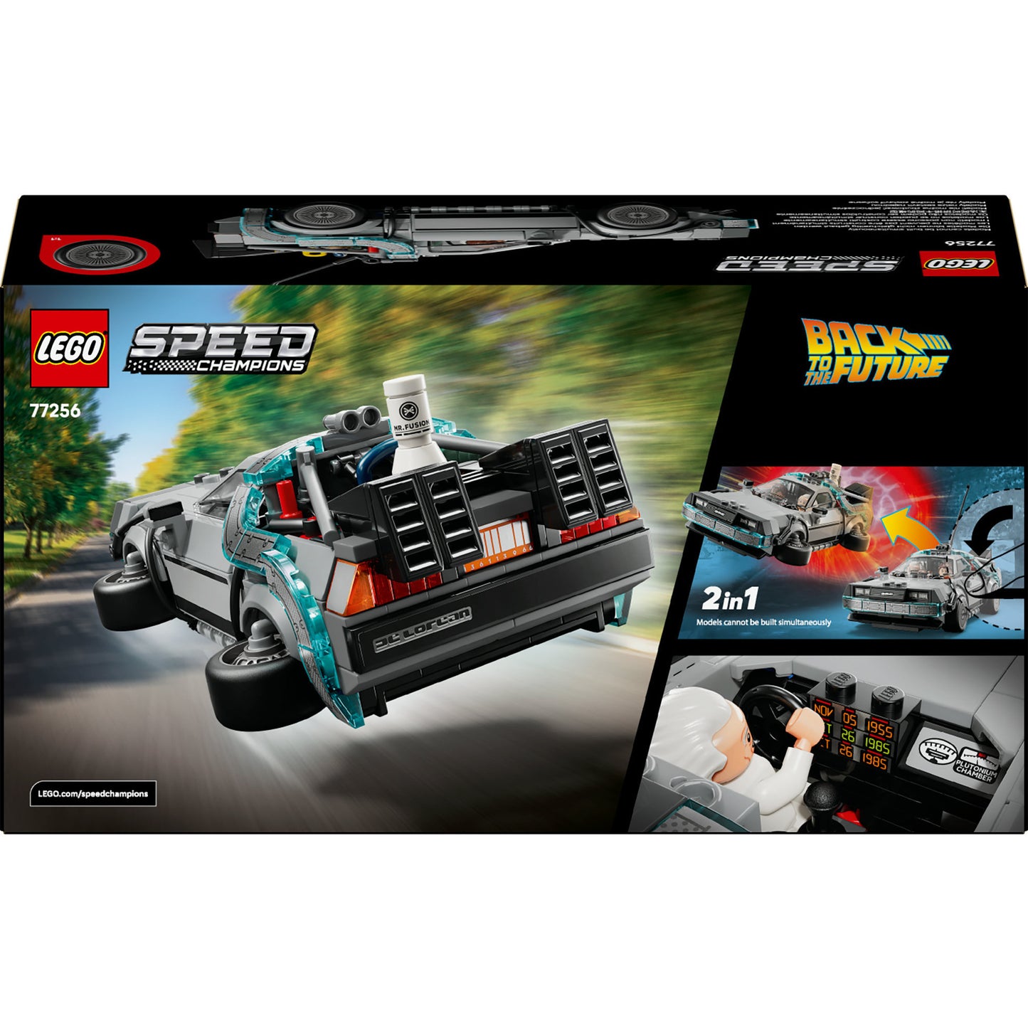 LEGO speed champions 77256 tijdmachine uit back to the future