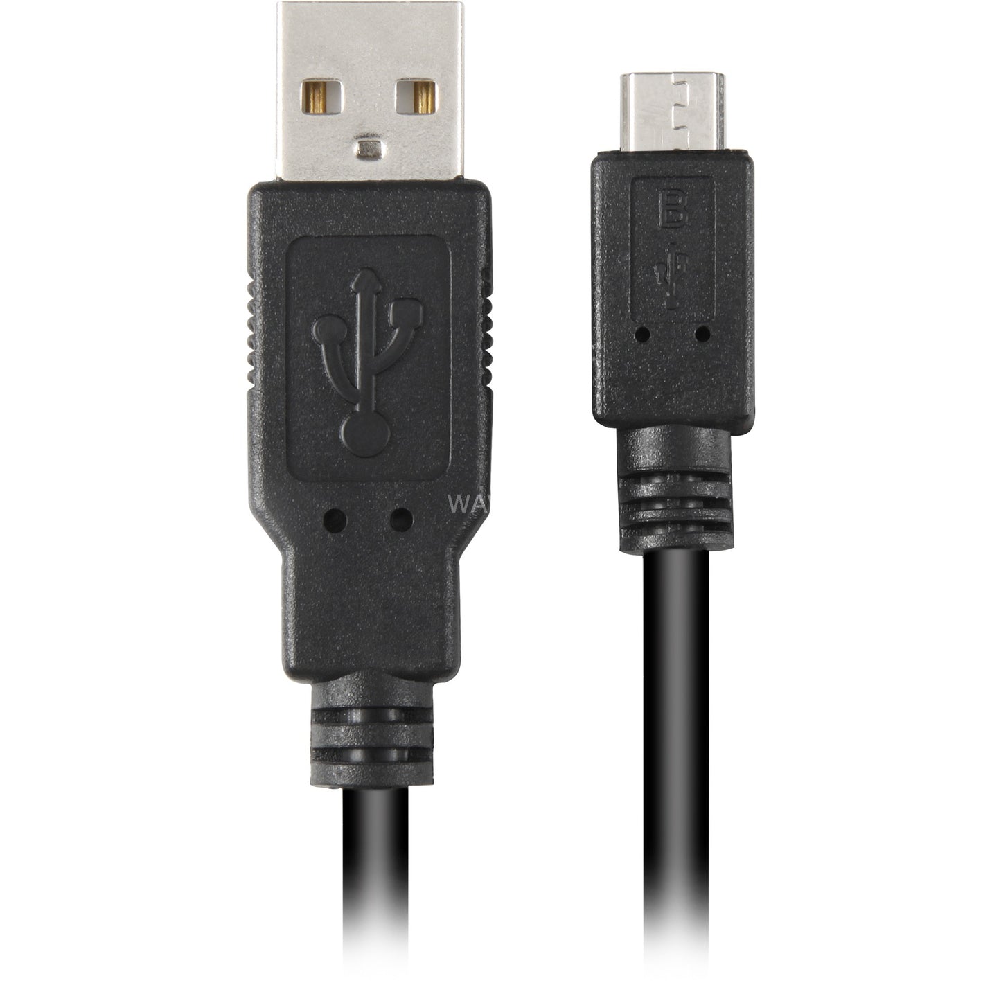 Sharkoon usb-a 2.0 > micro usb-b kabel (zwart, 2 meter)