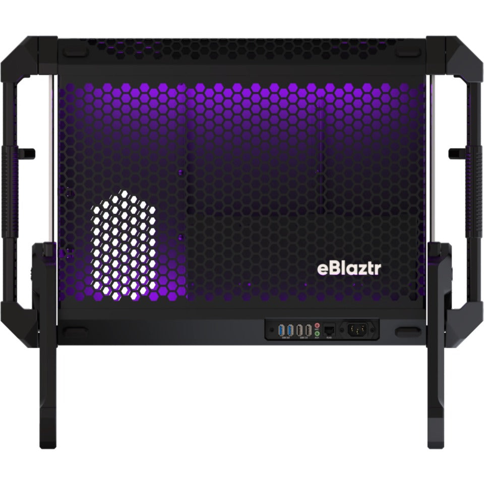eBlaztr PC-case desktop behuizing (Zwart (mat))
