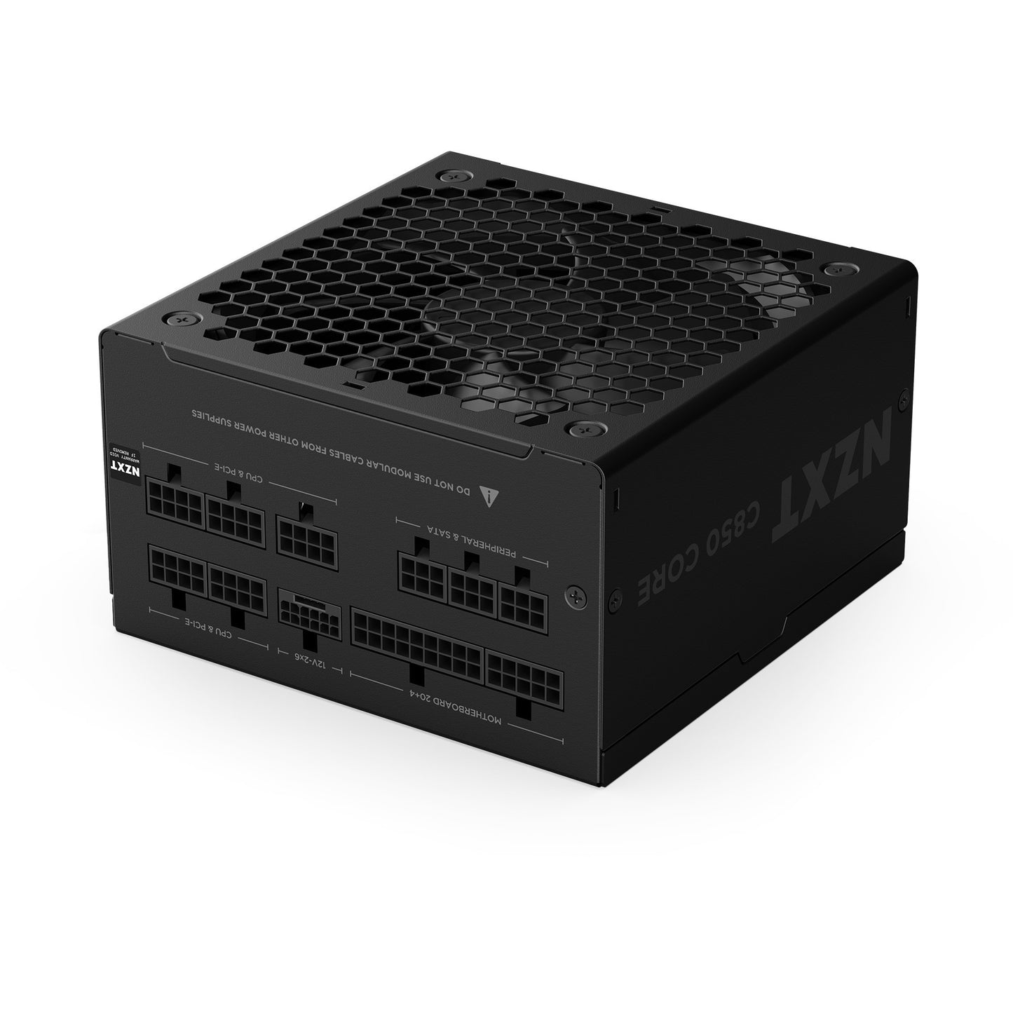 NZXT c850 gold core modulaire 850 watt voeding (zwart, 1x 12v-2x6, 3x pcie)