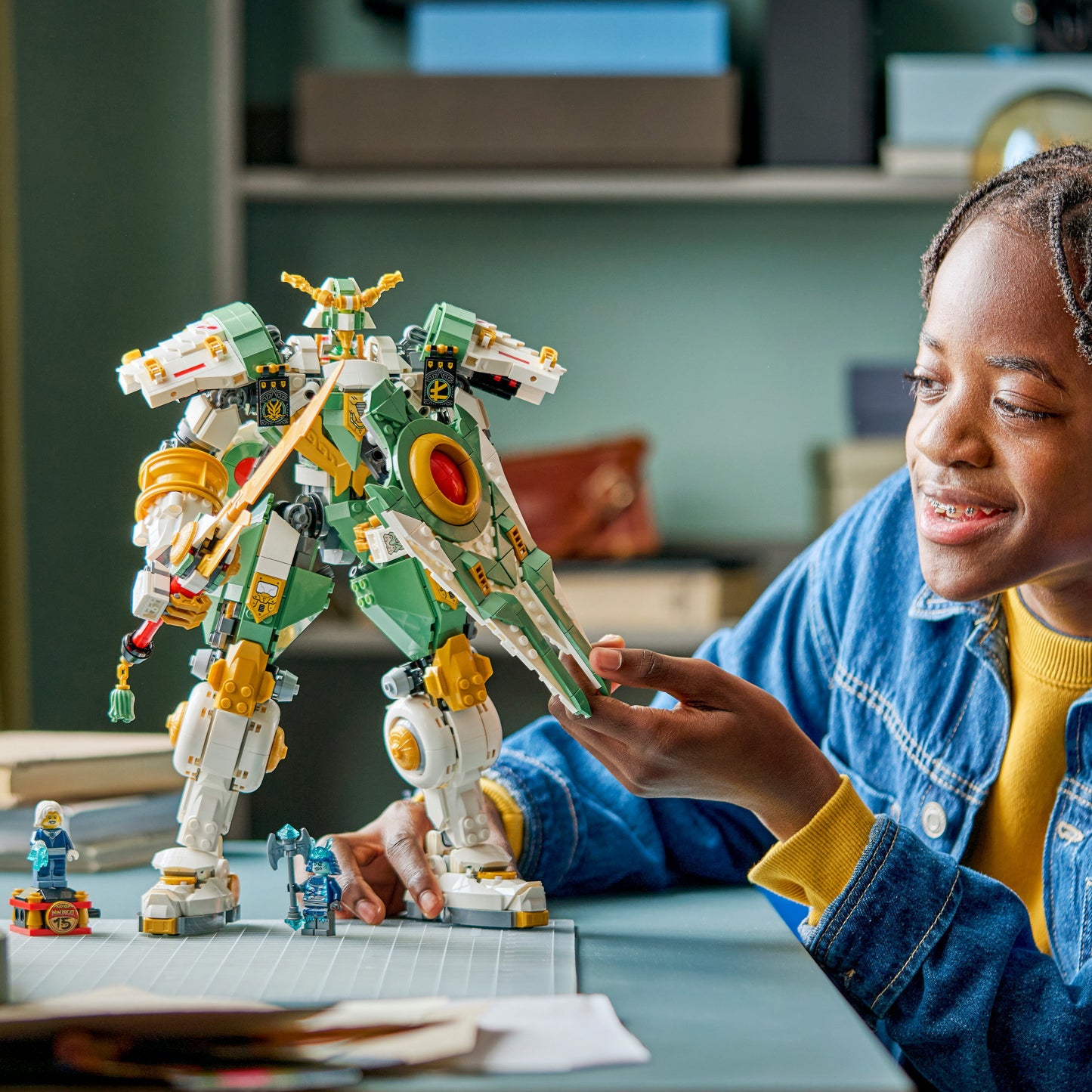 LEGO ninjago 71860 15-jarig jubileum: lloyds reusachtige mecha