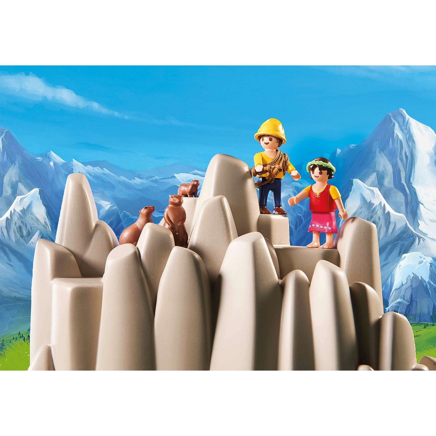 PLAYMOBIL heidi - heidi, peter en clara bij het kristalmeer constructiespeelgoed (70254)