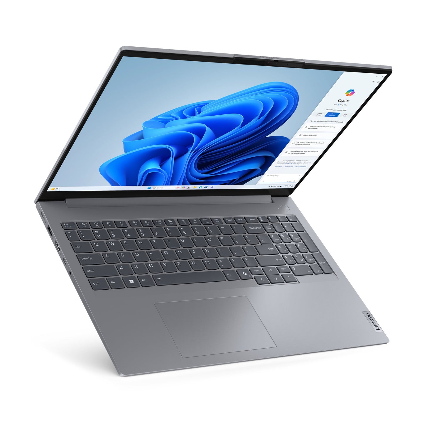 Lenovo thinkbook 16 g7 arp (21mw00ckmh) 16 laptop (grijs | ryzen 5 7535hs | radeon 660m | 16 gb | 512 gb ssd)