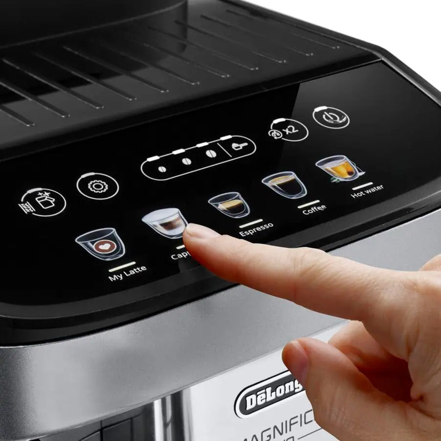 DeLonghi magnifica evo ecam290.61.sb espressomachine volautomaat (zilver zwart)