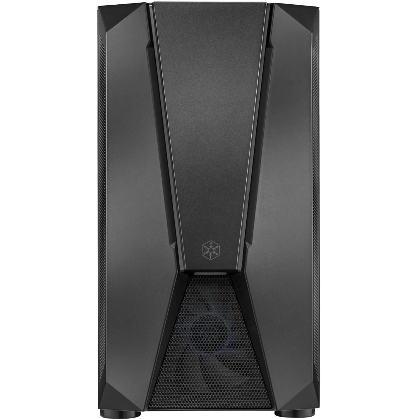 SilverStone sst-fav1mb-pro midi tower behuizing (zwart | 4x usb-a | rgb | window)