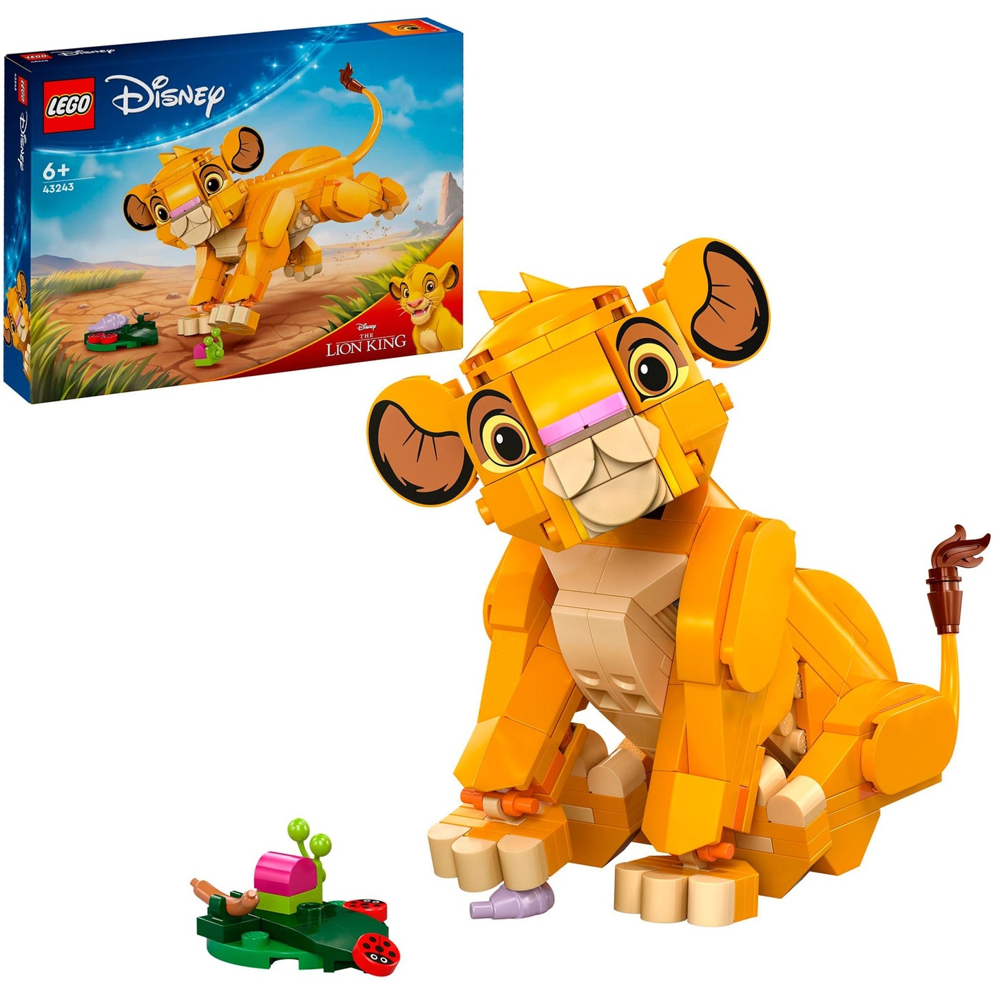 LEGO disney classic - simba de leeuwenkoning als welp constructiespeelgoed (43243)