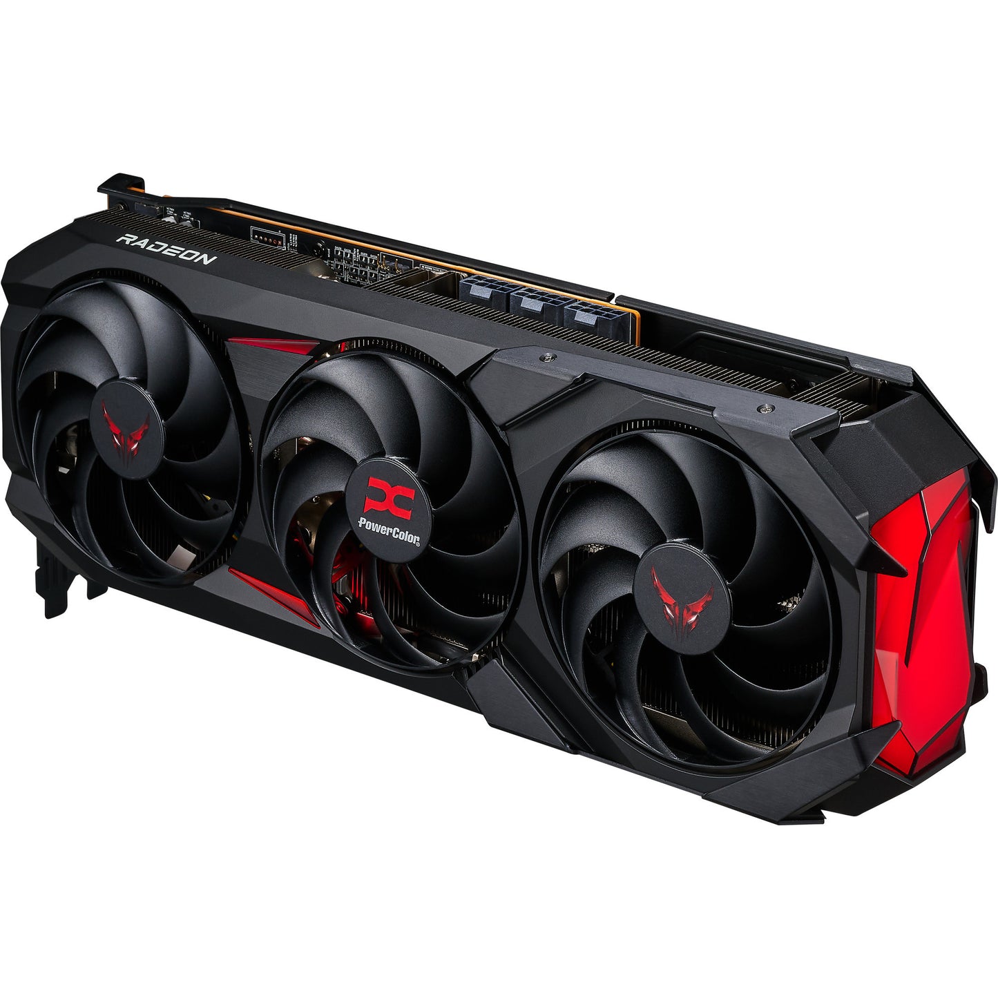 PowerColor radeon rx 9070 xt red devil 16gb oc backplate special edition grafische kaart (zwart, rdna4, gddr6, 3x displayport, 1x hdmi)