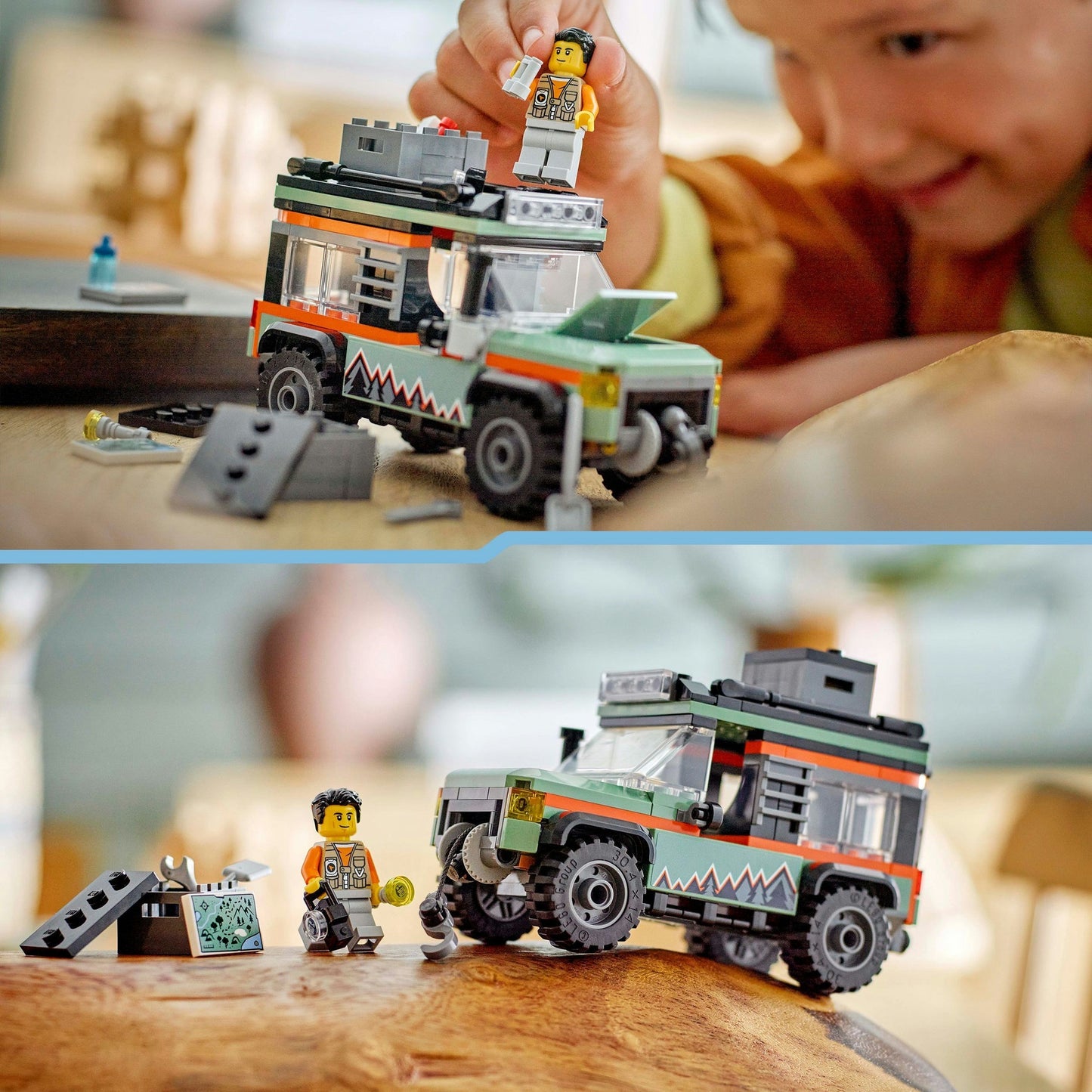 LEGO city - 4x4 terreinwagen voor in de bergen constructiespeelgoed (60447)